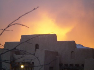 Union Church sunset1